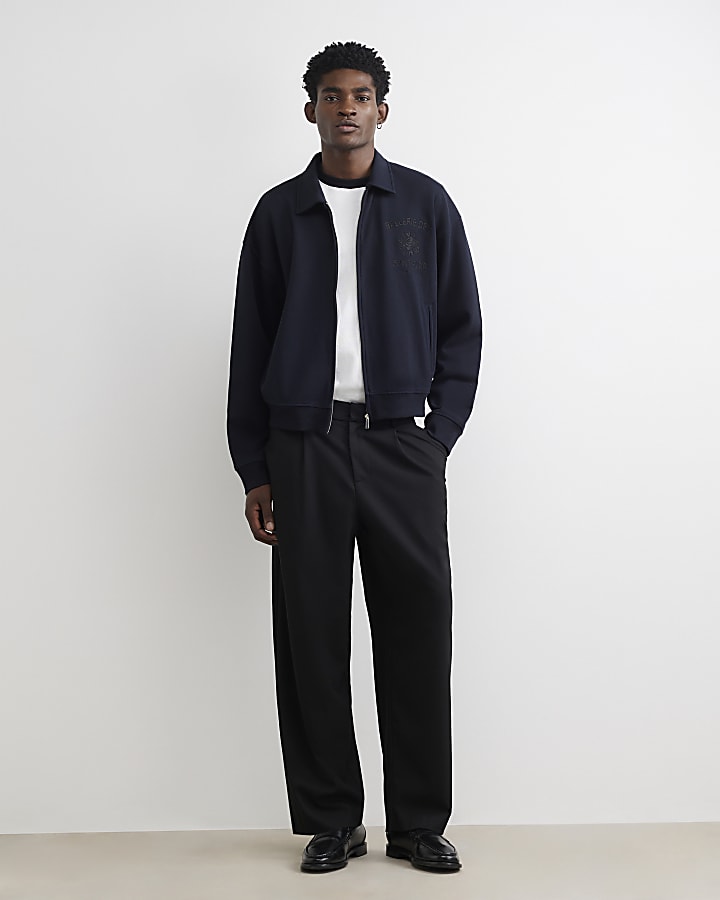 Navy Gallerie Des Saint Paris Bomber Jacket