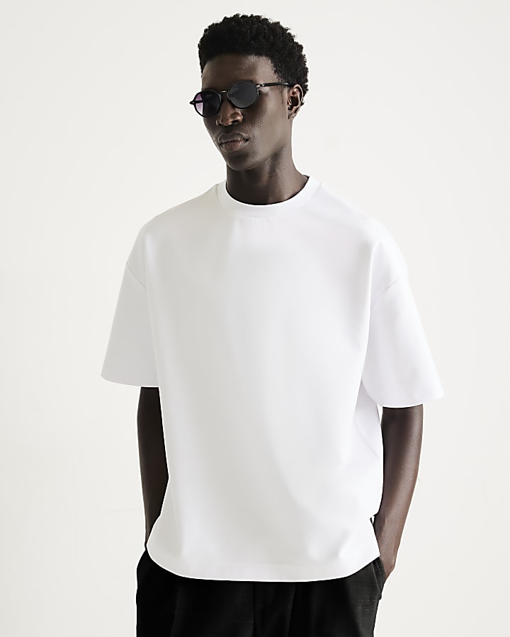 White RI Studio Boxy Fit T-Shirt