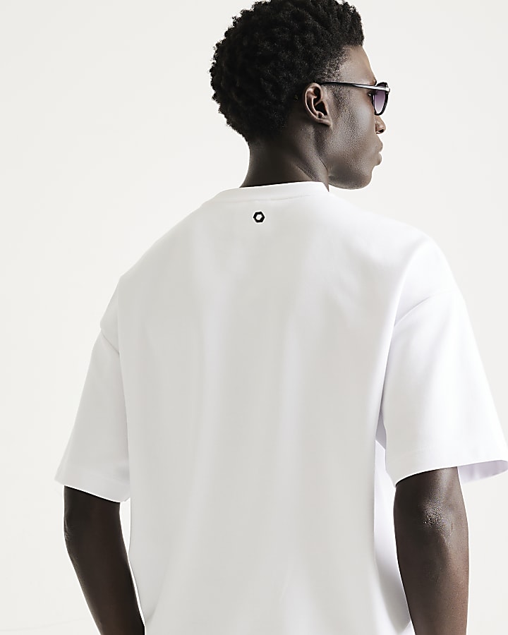 White RI Studio Boxy Fit T-Shirt