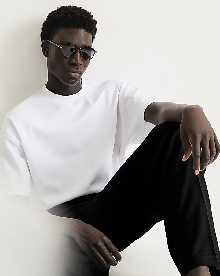 White RI Studio Boxy Fit T-Shirt