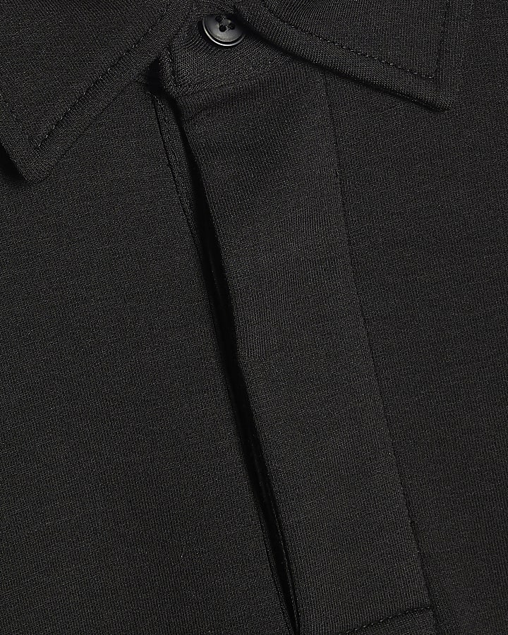 Black RI Studio Oversized Polo Shirt