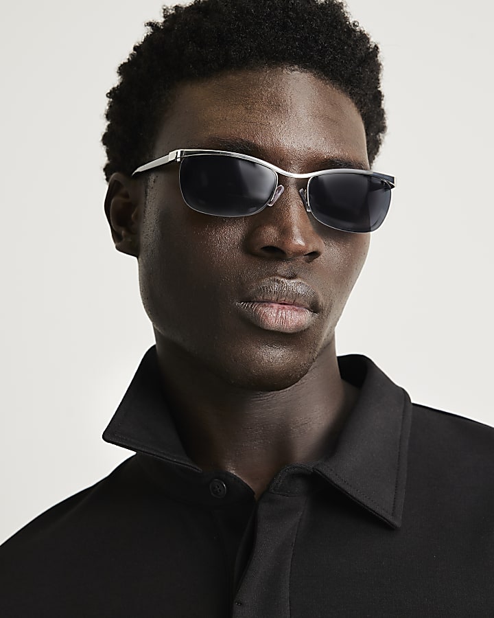 Black RI Studio Oversized Polo Shirt