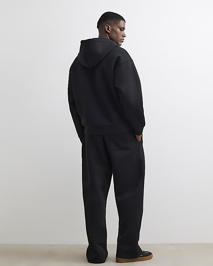 Black Premium Wide Leg Joggers