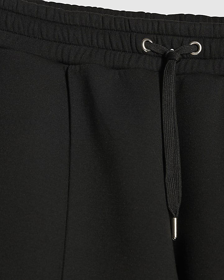 Black Premium Wide Leg Joggers