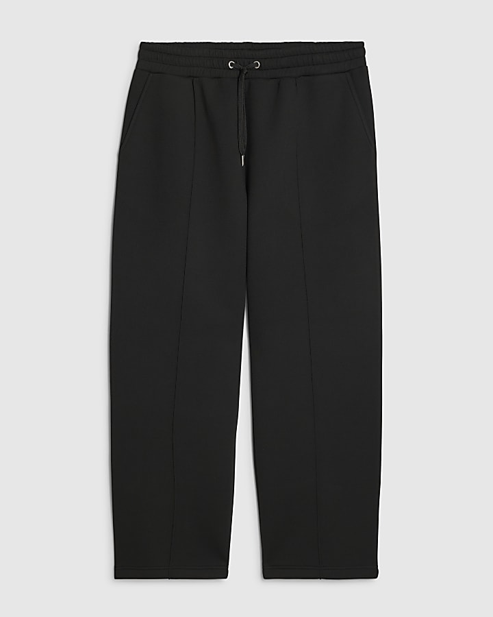 Black Premium Wide Leg Joggers