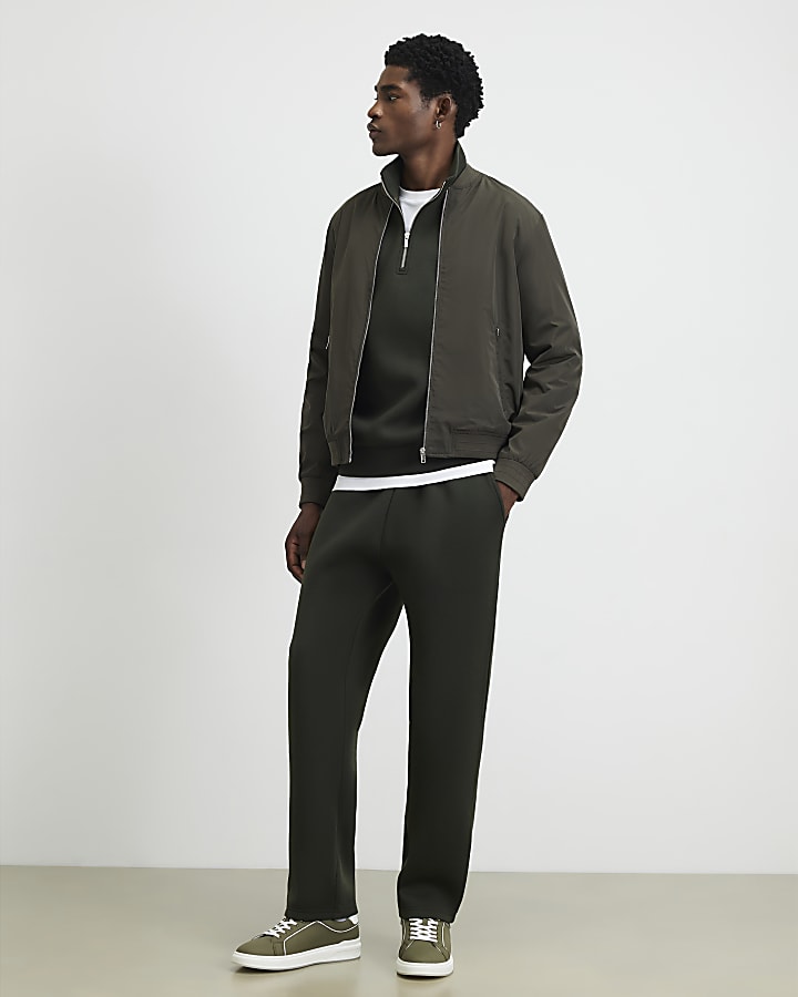 Khaki Premium Regular Fit Joggers