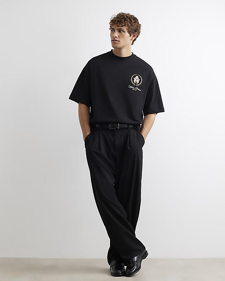 Black Crest Atelier Oversized Fit T-Shirt