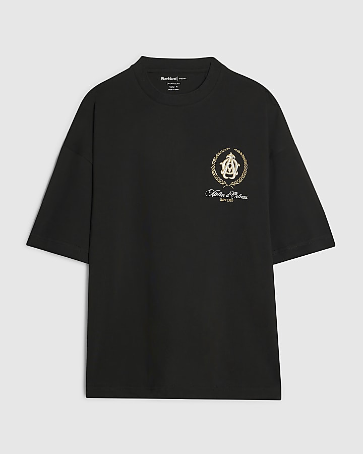 Black Crest Atelier Oversized Fit T-Shirt