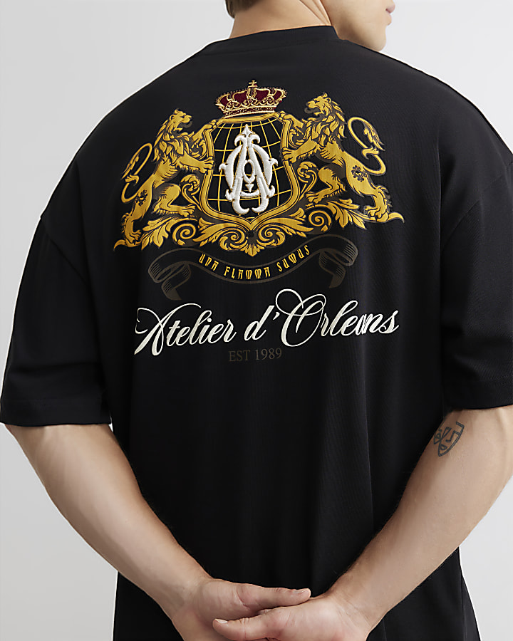 Black Crest Atelier Oversized Fit T-Shirt