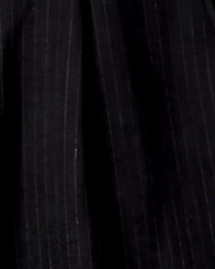 Black Wide Leg Pinstripe Joggers