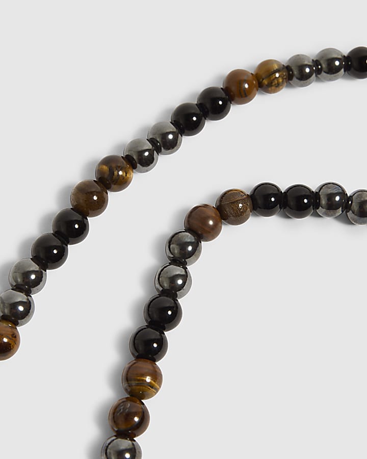 Black Tigers Eye Necklace