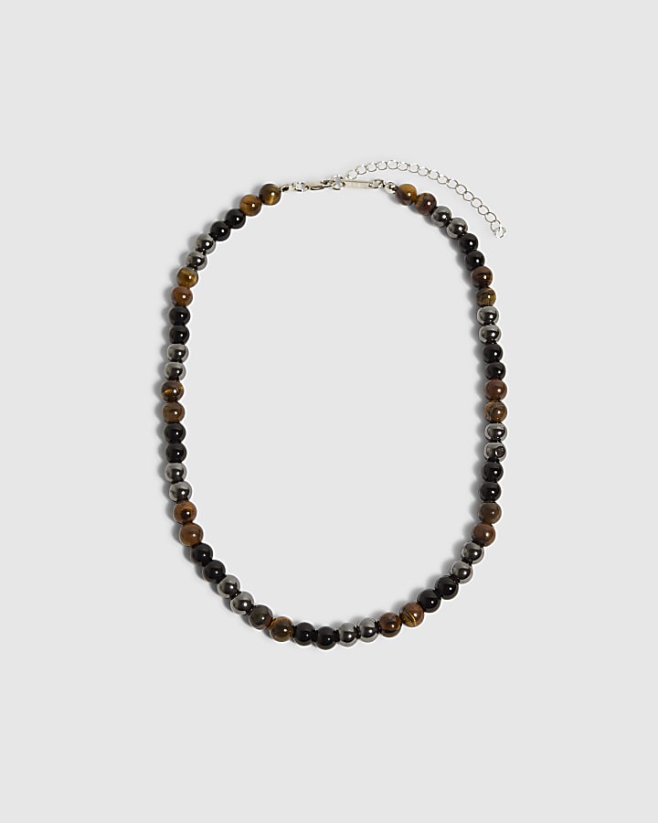 Black Tigers Eye Necklace