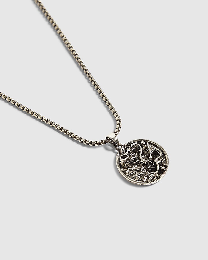 Silver Dragon Pendant Chain