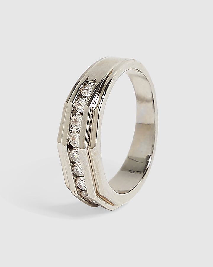 Silver Cubic Zirconia Ring