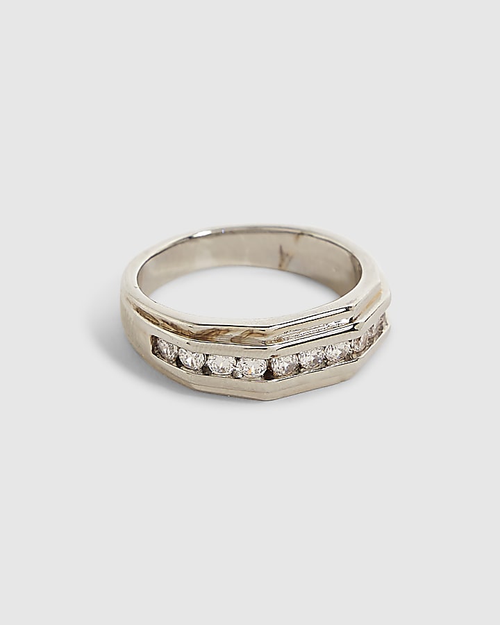 Silver Cubic Zirconia Ring