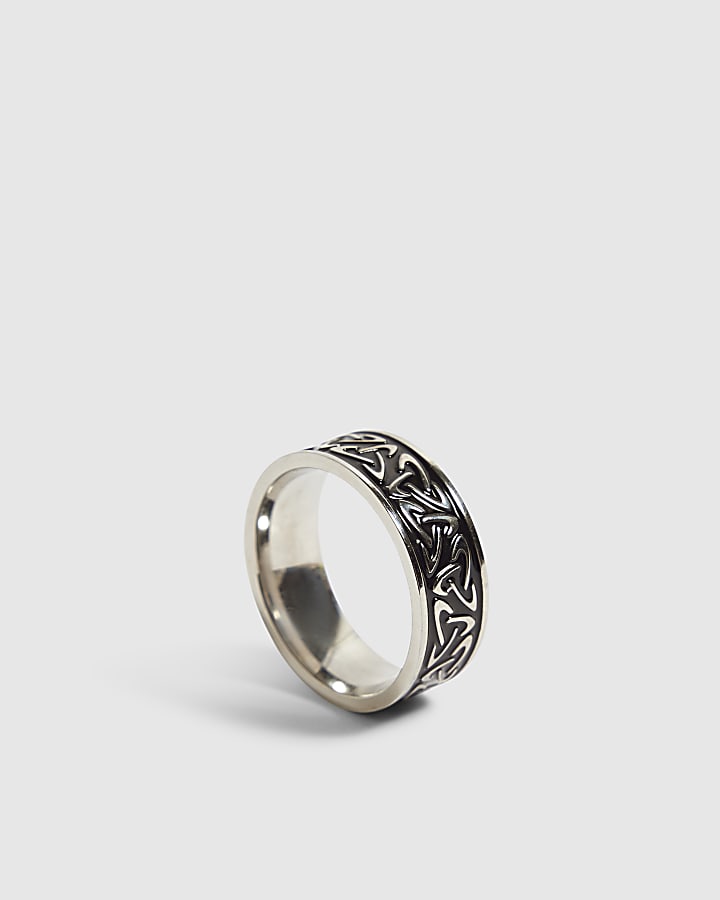 Silver Celtic Band Ring