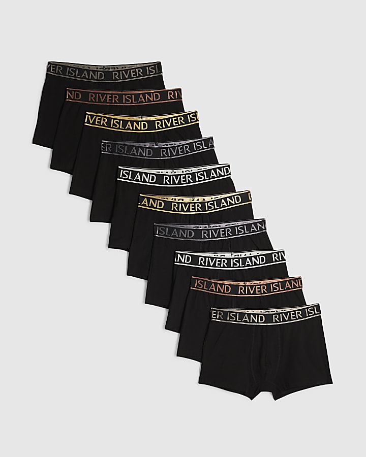 Black Metallic RI Pack Of 10 Trunks