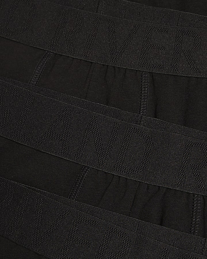 Black Jacquard RI Pack Of 10 Trunks