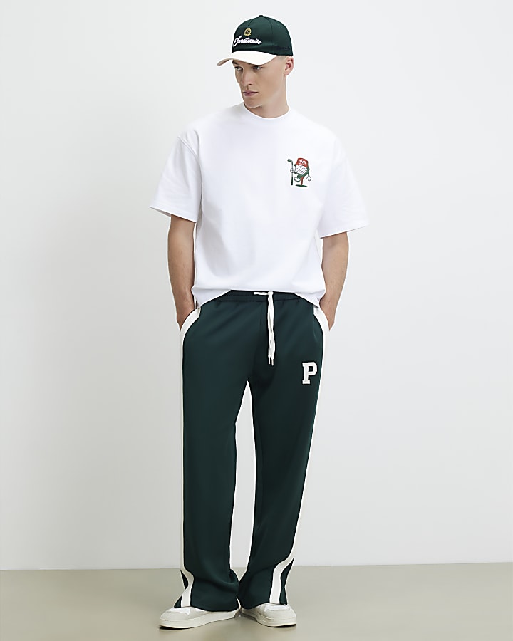 White Oversized Fit 19th Hole Golf T-Shirt
