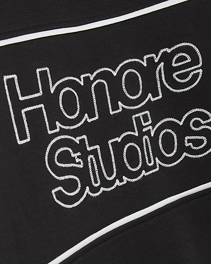 Black Cotton Blend Honore Studios Sweatshirt