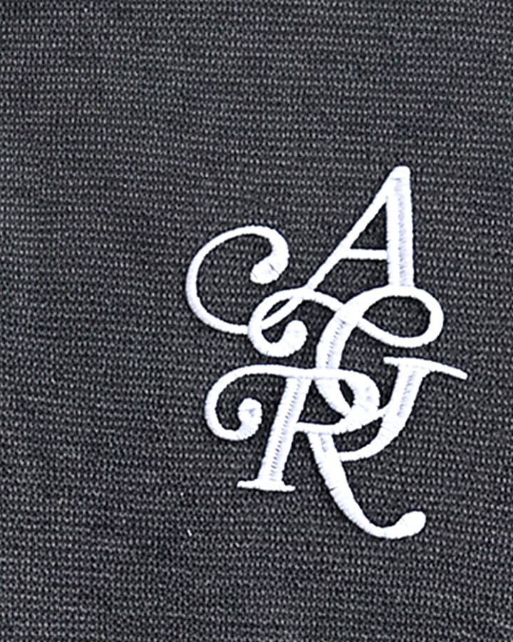 Grey Regular Fit Cotton AR Henley Jumper