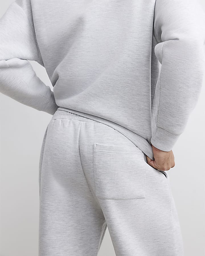 Grey Premium Regular Fit Joggers