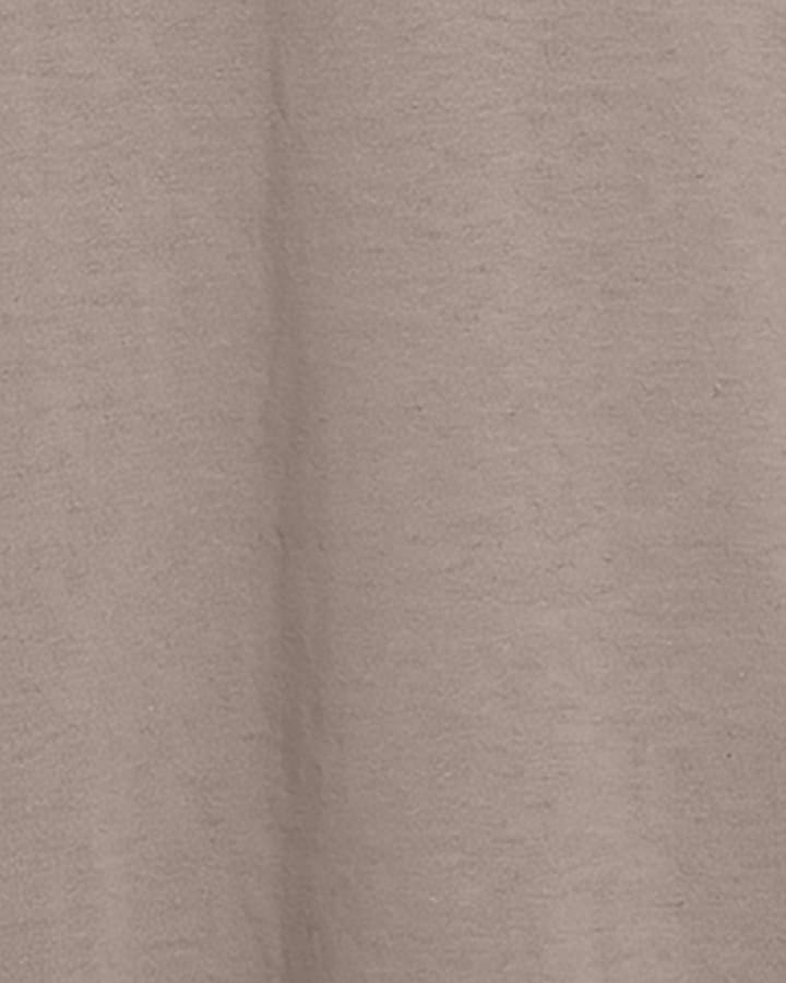Beige Slim Fit Cotton T-Shirt