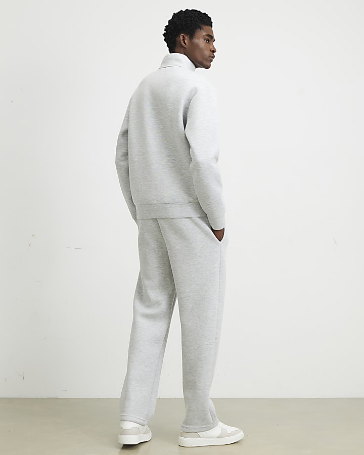 Grey Premium Regular Fit Joggers