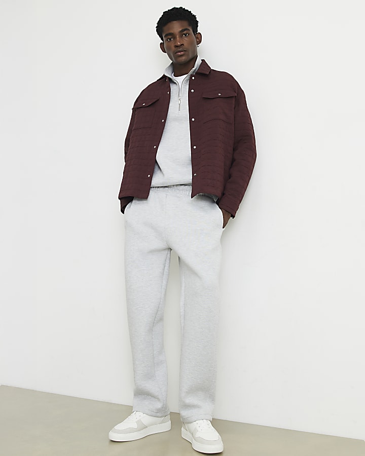 Grey Premium Regular Fit Joggers
