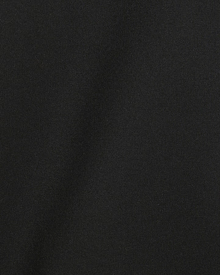 Black Premium Funnel Neck Sweatshirt