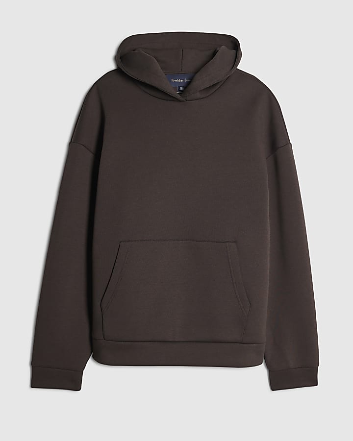 Brown Premium Oversized Fit Cotton Hoodie