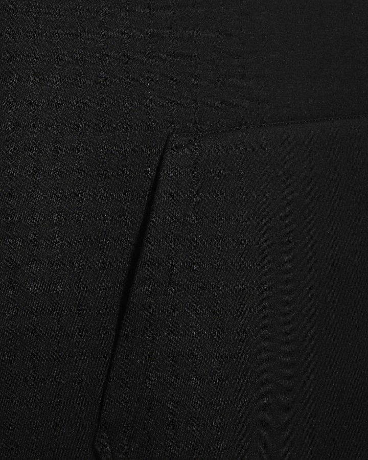Black Premium Oversized Fit Cotton Hoodie