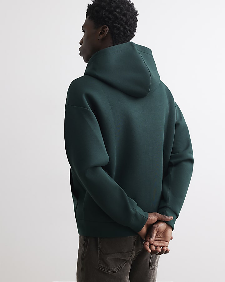 Green Premium Oversized Fit Cotton Hoodie