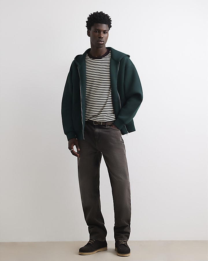 Green Premium Oversized Fit Cotton Hoodie