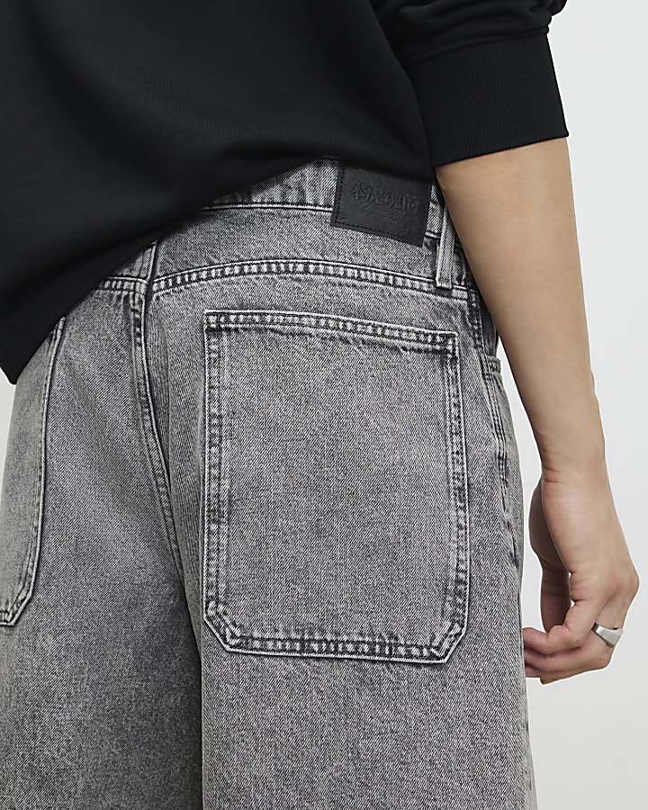 Grey Denim Extra Large Jorts