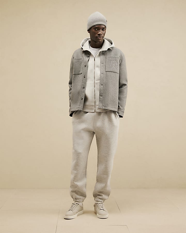 Grey Cotton Overshirt