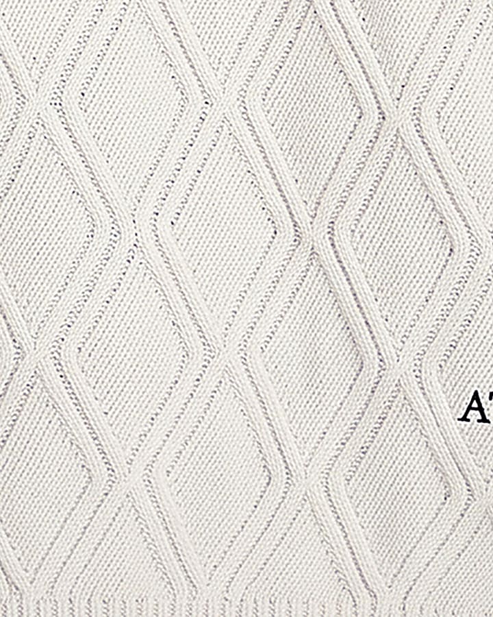 Cream Oversized Fit Atelier Cable Knit Jumper