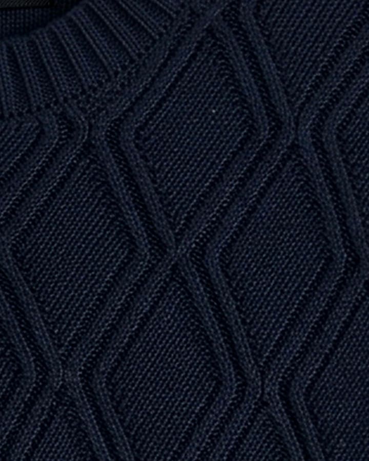 Navy Oversized Fit Cable Knit Atelier Jumper