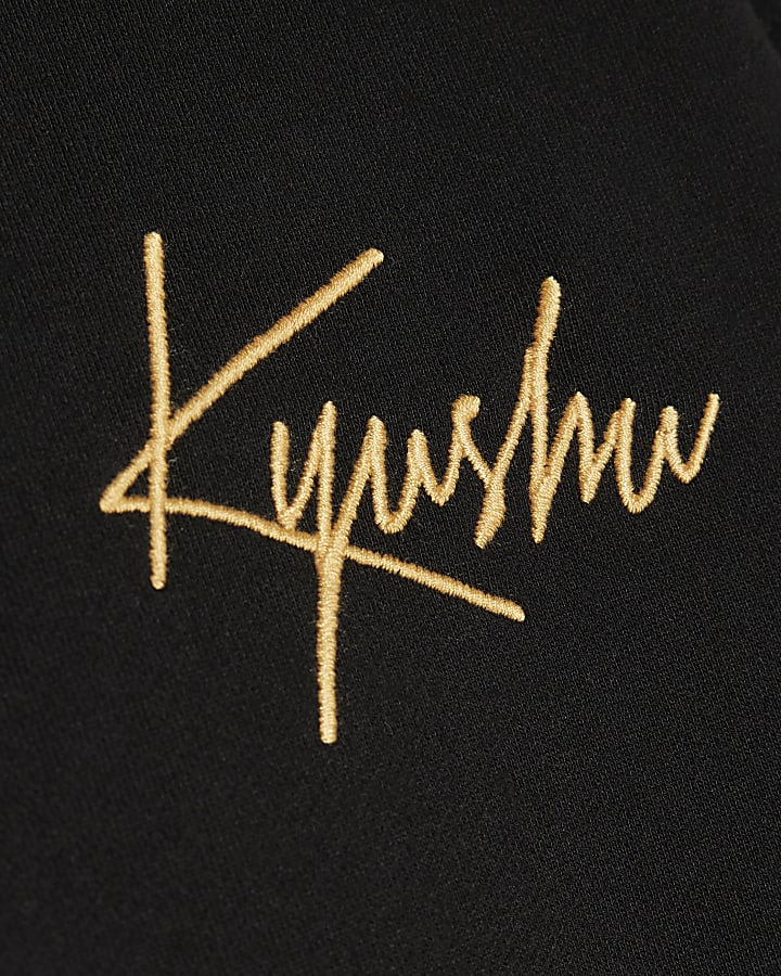 Black Oversized Fit Kamakura Hoodie