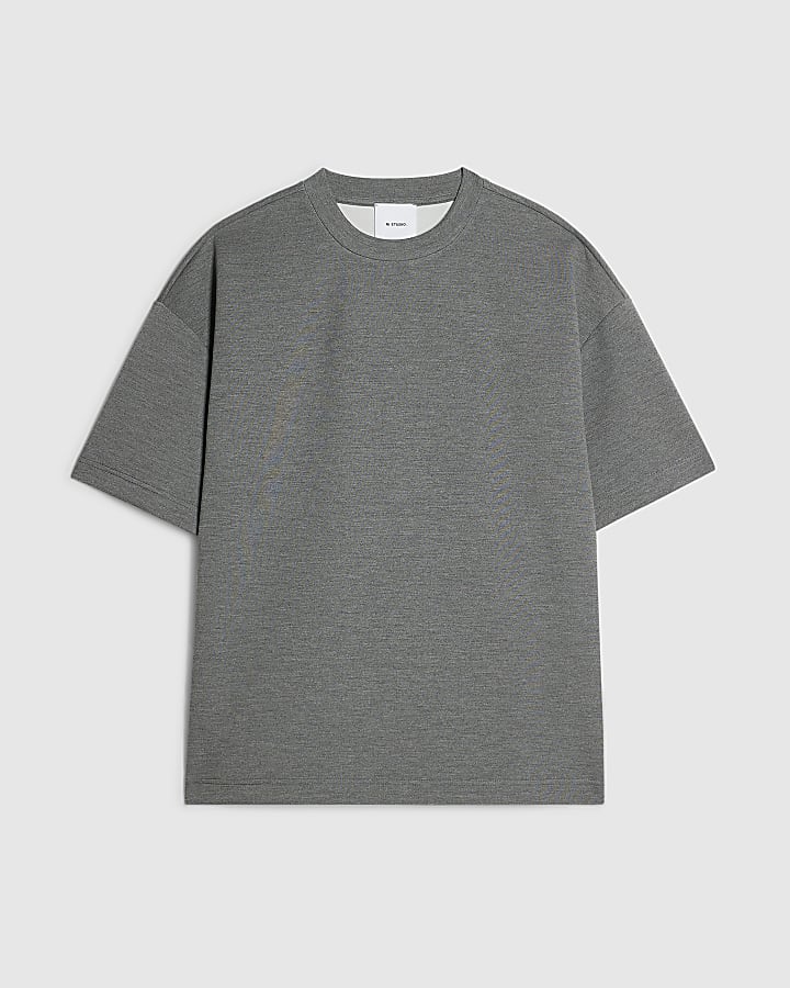 Grey RI Studio Boxy Fit T-Shirt