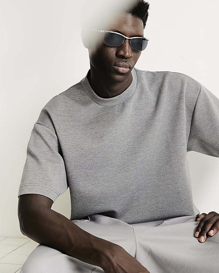 Grey RI Studio Boxy Fit T-Shirt