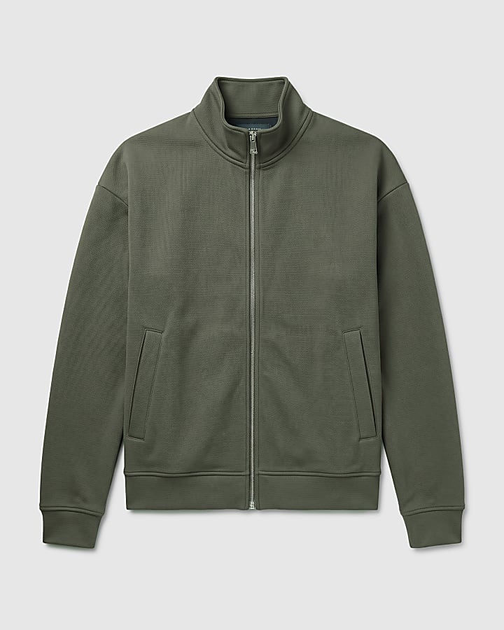 Green Premium Funnel Neck Sweatshirt