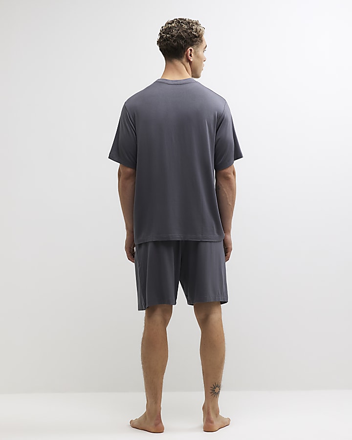 Grey Regular fit Loungewear Set