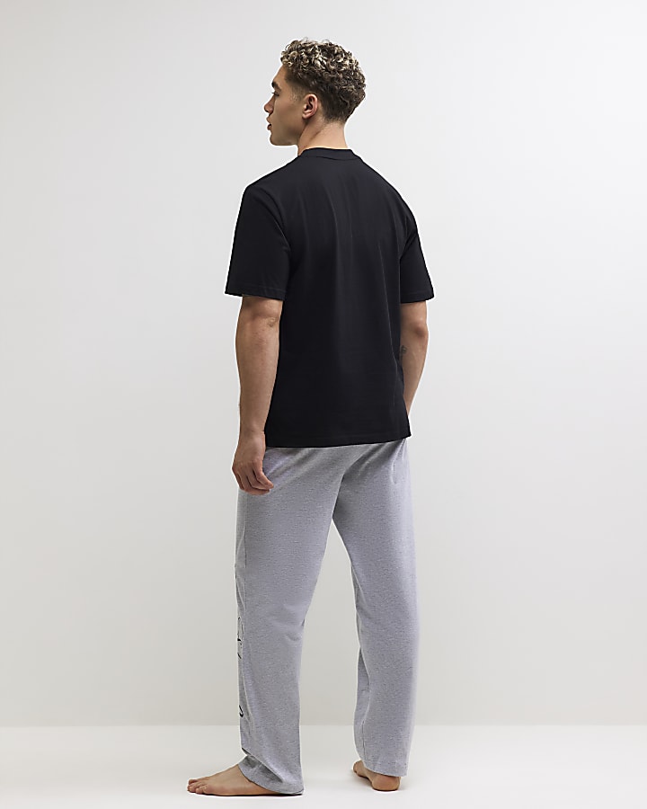 Grey Regular Fit Ame Saint Loungewear Set