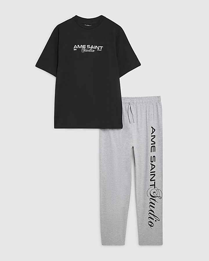 Grey Ame Saint Loungewear Set