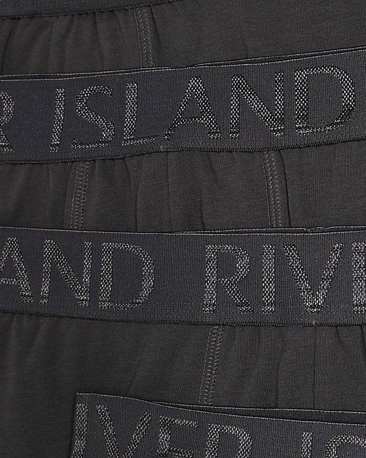 Grey Satin Pack Of 5 Trunks