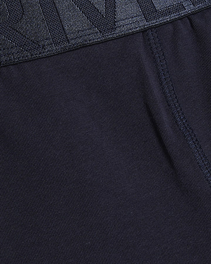 Navy Satin Pack Of 5 Trunks