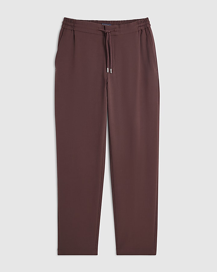 Burgundy Slim Fit Joggers