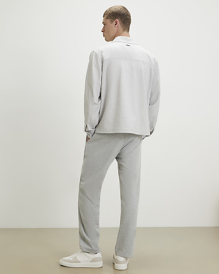 Grey Regular Fit Joggers