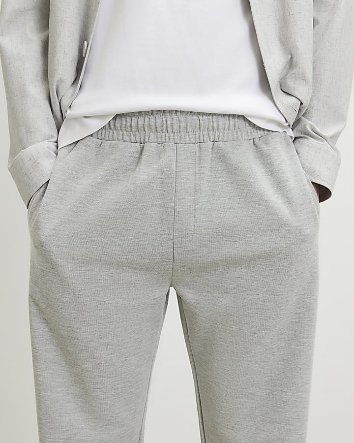 Grey Regular Fit Joggers